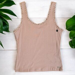 Hollister Rosy Pink Layering Tank, Size L